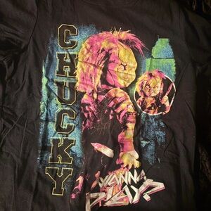 Chucky Graphic Shirt- Black